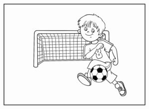 Desenho de Futebol Desenho Colorir Imprimir 33