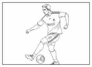 Desenho de Futebol Desenho Colorir Imprimir 39