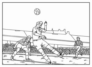 Desenho de Futebol Desenho Colorir Imprimir 41