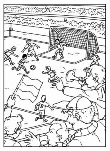 Desenho de Futebol Desenho Colorir Imprimir 42