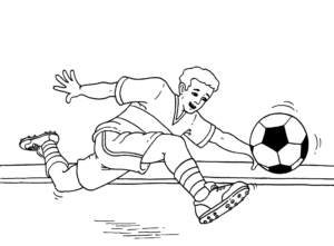 Desenho de Futebol Desenho Colorir Imprimir 45
