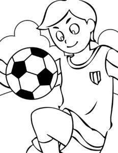 Desenho de Futebol Desenho Colorir Imprimir 48