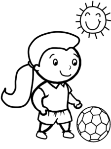 Desenho de Futebol Desenho Colorir Imprimir 49