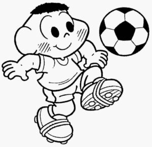 Desenho de Futebol Desenho Colorir Imprimir 54