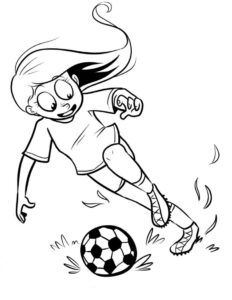 Desenho de Futebol Desenho Colorir Imprimir 55