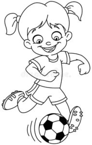 Desenho de Futebol Desenho Colorir Imprimir 56