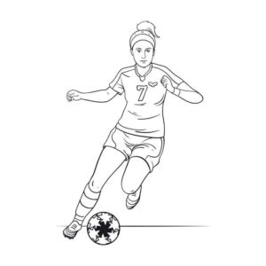 Desenho de Futebol Desenho Colorir Imprimir 59