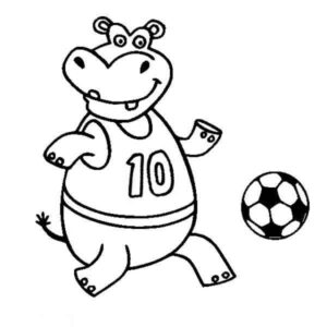 Desenho de Futebol Desenho Colorir Imprimir 61