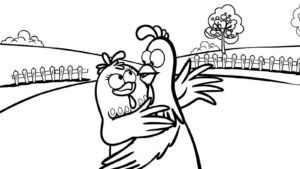 Desenho de Galinha Pintadinha Desenho Colorir Imprimir 03