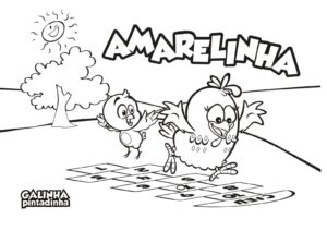 Desenho de Galinha Pintadinha Desenho Colorir Imprimir 09