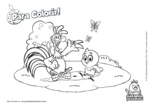 Desenho de Galinha Pintadinha Desenho Colorir Imprimir 21