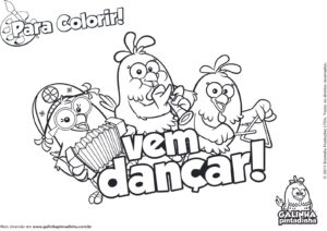 Desenho de Galinha Pintadinha Desenho Colorir Imprimir 48
