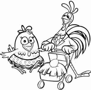 Desenho de Galinha Pintadinha Desenho Colorir Imprimir 52