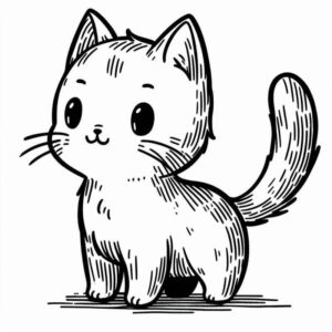 Desenho de Gatos Desenho Colorir Imprimir 20