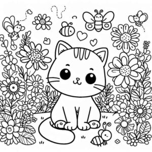 Desenho de Gatos Desenho Colorir Imprimir 21