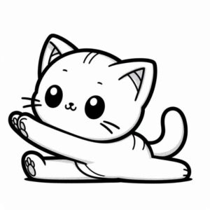 Desenho de Gatos Desenho Colorir Imprimir 24