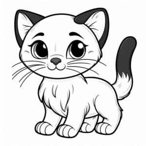 Desenho de Gatos Desenho Colorir Imprimir 27