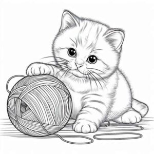 Desenho de Gatos Desenho Colorir Imprimir 28