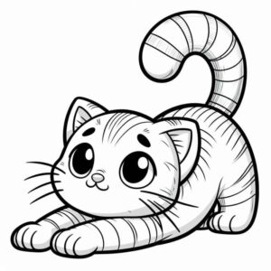 Desenho de Gatos Desenho Colorir Imprimir 29
