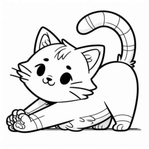 Desenho de Gatos Desenho Colorir Imprimir 30