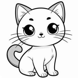 Desenho de Gatos Desenho Colorir Imprimir 31