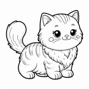 Desenho de Gatos Desenho Colorir Imprimir 33