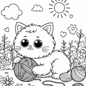 Desenho de Gatos Desenho Colorir Imprimir 36