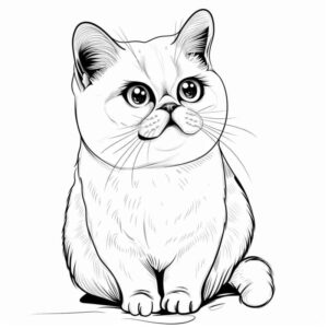 Desenho de Gatos Desenho Colorir Imprimir 39