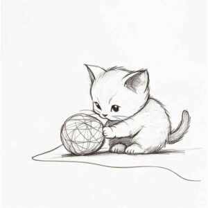 Desenho de Gatos Desenho Colorir Imprimir 43