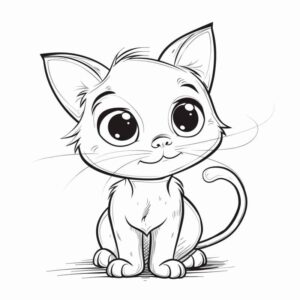 Desenho de Gatos Desenho Colorir Imprimir 45