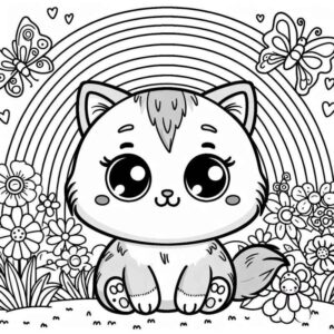 Desenho de Gatos Desenho Colorir Imprimir 46
