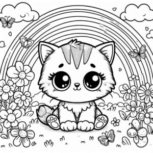 Desenho de Gatos Desenho Colorir Imprimir 47