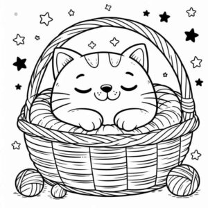 Desenho de Gatos Desenho Colorir Imprimir 49