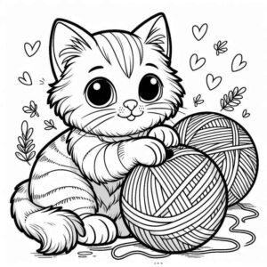 Desenho de Gatos Desenho Colorir Imprimir 54