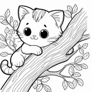 Desenho de Gatos Desenho Colorir Imprimir 74