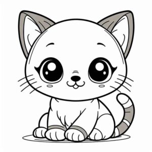 Desenho de Gatos Desenho Colorir Imprimir 75