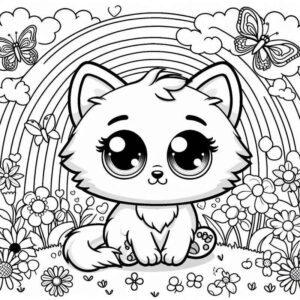 Desenho de Gatos Desenho Colorir Imprimir 76