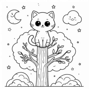 Desenho de Gatos Desenho Colorir Imprimir 78
