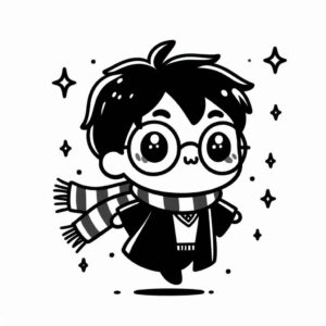 Desenho de Harry Potter Desenho Colorir Imprimir 02