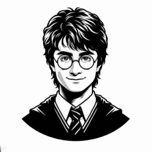 Desenho de Harry Potter Desenho Colorir Imprimir 03