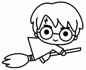 Desenho de Harry Potter Desenho Colorir Imprimir 08