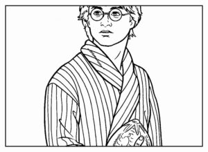 Desenho de Harry Potter Desenho Colorir Imprimir 10