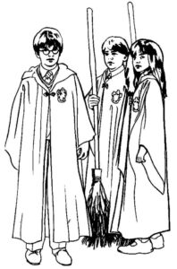 Desenho de Harry Potter Desenho Colorir Imprimir 12