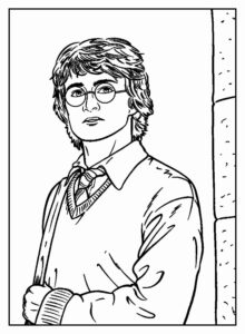 Desenho de Harry Potter Desenho Colorir Imprimir 16