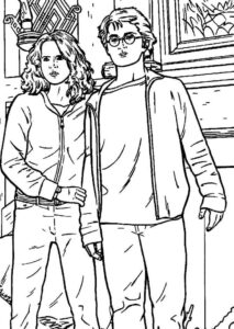 Desenho de Harry Potter Desenho Colorir Imprimir 19