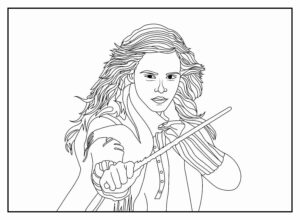 Desenho de Harry Potter Desenho Colorir Imprimir 20