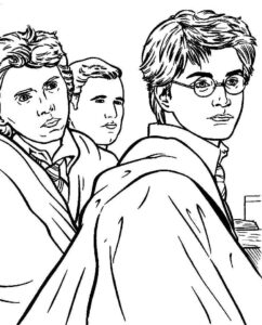 Desenho de Harry Potter Desenho Colorir Imprimir 21
