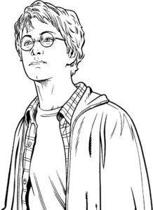 Desenho de Harry Potter Desenho Colorir Imprimir 23