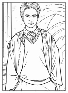 Desenho de Harry Potter Desenho Colorir Imprimir 30