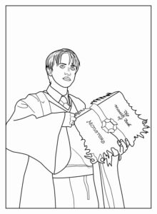 Desenho de Harry Potter Desenho Colorir Imprimir 31